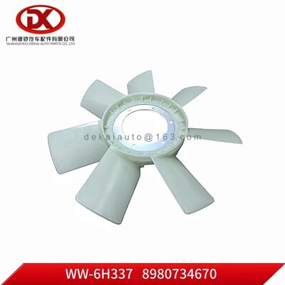 Blade de ventilateur 8980734670 8 98073467 0 pour ISUZU FVZ34 G3 6HK1-TC Pièces de camions