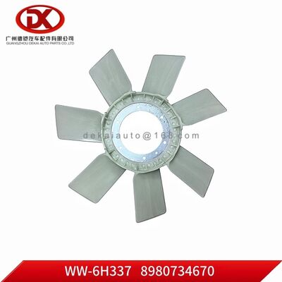 Blade de ventilateur 8980734670 8 98073467 0 pour ISUZU FVZ34 G3 6HK1-TC Pièces de camions