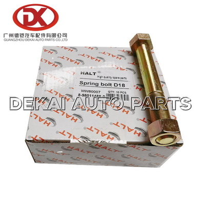 Camion ISUZU Chassis Parts Spring Bolt 8980114880 de NHR NKR 8-97056420-0